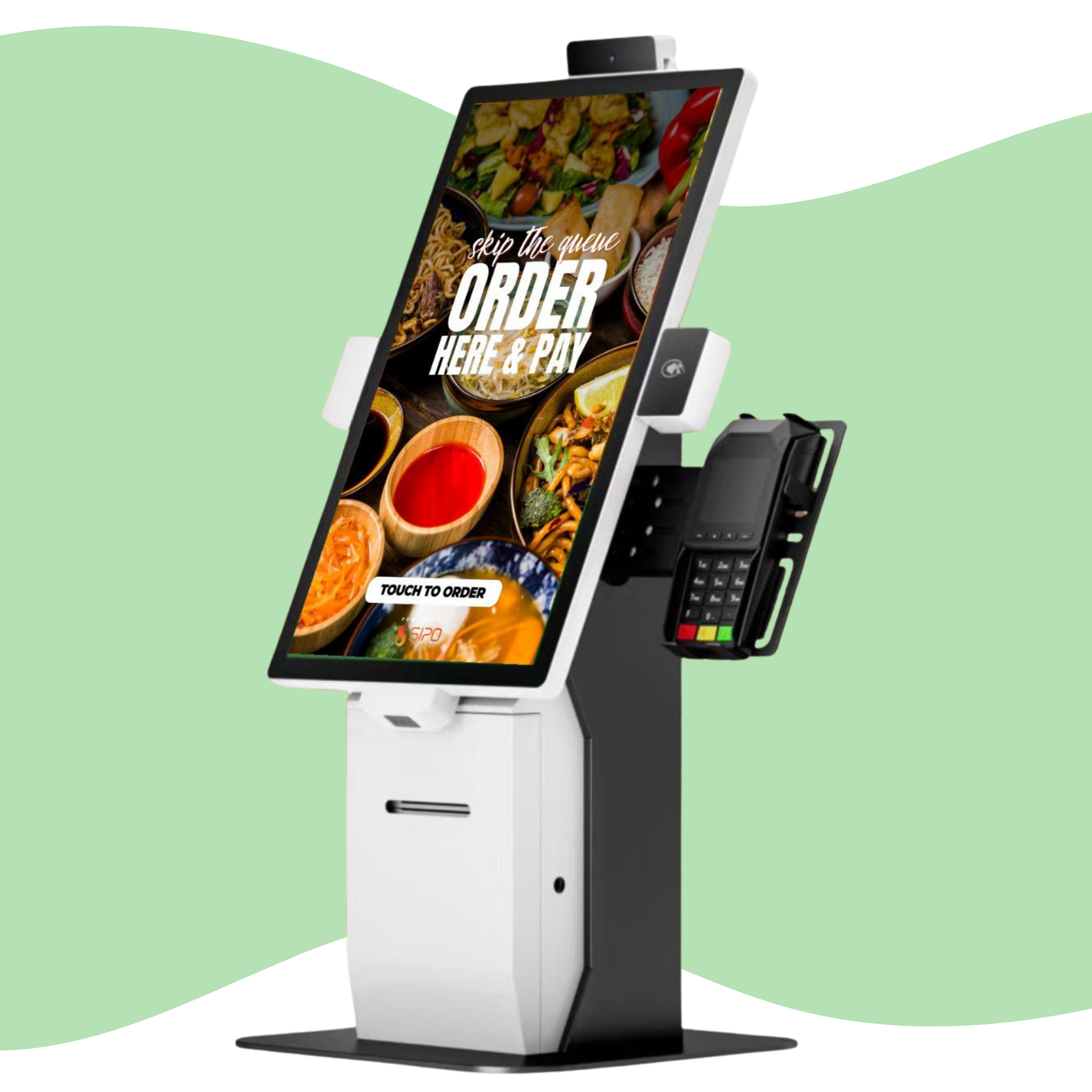 Self ordering kiosk